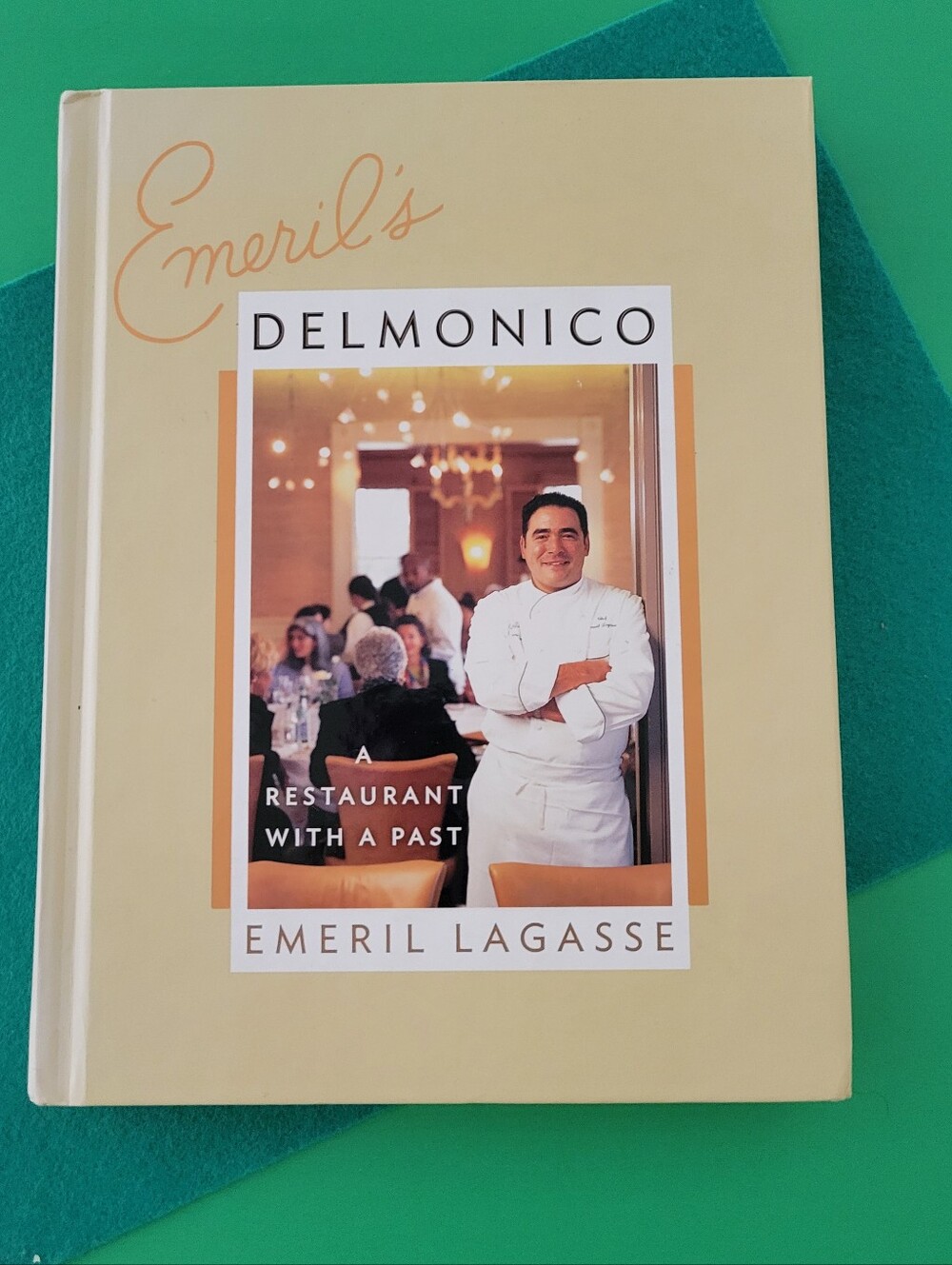 Emeril's Delmonico Cookbook - Cream Cover